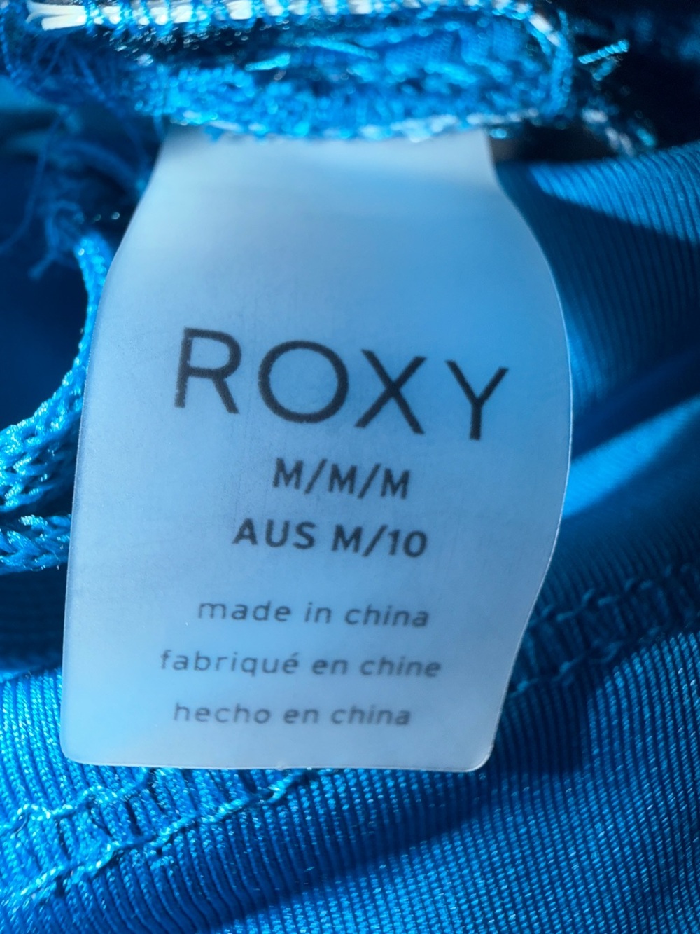 Roxy Teal Floral Shorts with Peach Accents - Picture 4 of 5